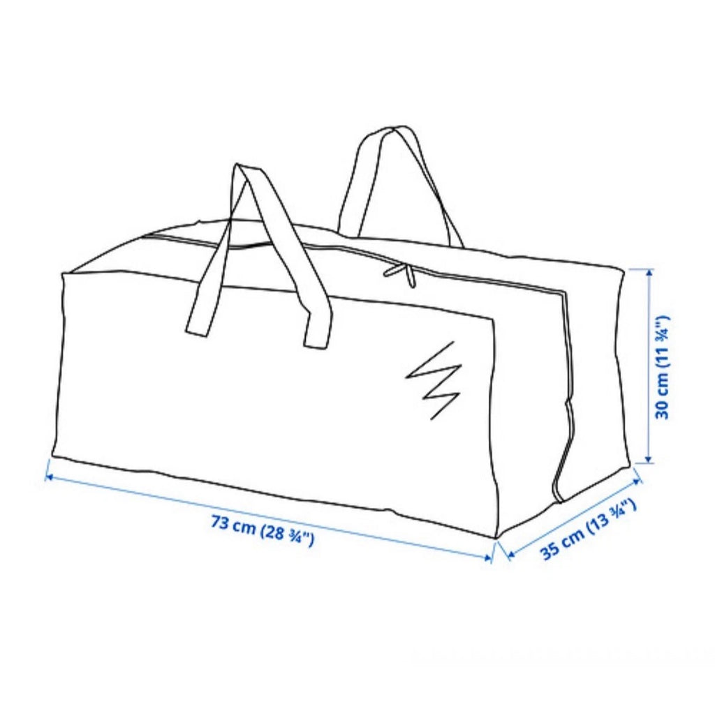 IKEA FRAKTA Trunk Trolley Bag 76L